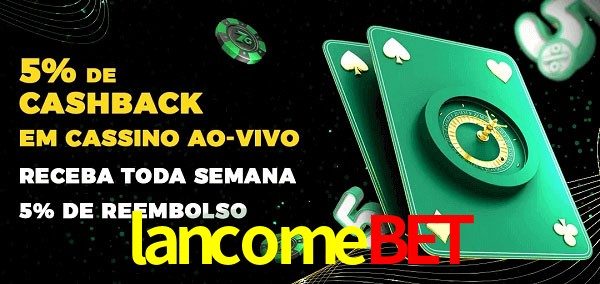 Promoções do cassino ao Vivo lancomebet